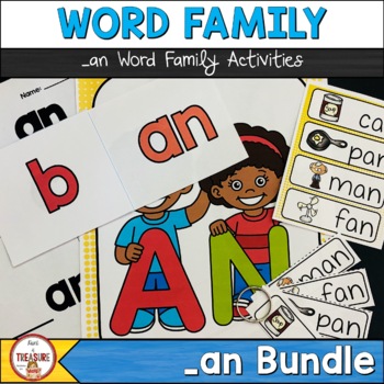 Preview of an Word Family Posters and Activities