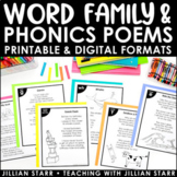 Word Family and Phonics Poetry | Poem Of The Week | Poetry Month
