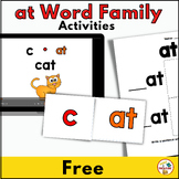 at Word Family Activities FREE