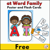 at Word Family Poster and Flash Cards FREE