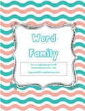 Word Families for Kindergarten or Grade 1