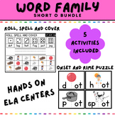 Short O Word Family: ELA Centers