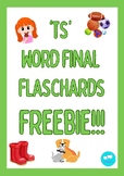 Word Final 'ts' FREEBIE!