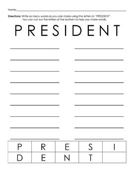 Preview of Word Find - Election Unit 2020