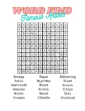 Word Find: Famous Artists
