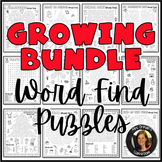 Word Search Puzzles Growing Bundle