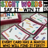 Sight Word High Frequency Words Game - Set 1