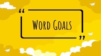 Preview of Word Goals