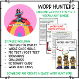 Word Hunter Vocabulary Activities