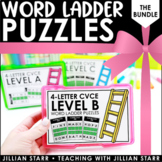 Word Ladders Puzzles Bundle - Word Chains - Phonics Activities