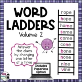 Word Ladder Puzzles for Spelling and Vocabulary Volume 2