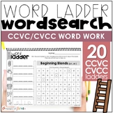 Word Ladders CCVC & CVCC Wordsearch