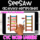 Word Ladders | CVC Words | SeeSaw Activities