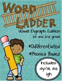 Word Ladders: Vowel Digraphs (1st and 2nd grade)