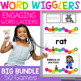 Word Ladders Phonics Games and Worksheets | Word Wigglers 