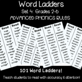 Word Ladders Set 4: Advanced Phonics Rules Gr. 2-6 l Struc
