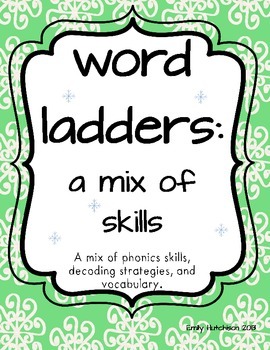 Preview of Word Ladders: Vowel Digraph Mix (2nd and 3rd grade)