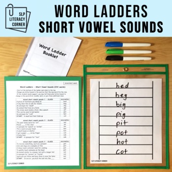 Preview of Word Ladders | Word Chains for CVC Words and Short Vowels