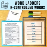 Word Ladders | Word Chains for R-Controlled Vowels Bossy R Words