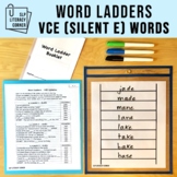 Word Ladders | Word Chains for VCE Silent E Magic E Words