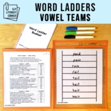 Word Ladders | Word Chains for Vowel Teams Volume 1