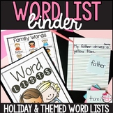 Writing Center Word Lists