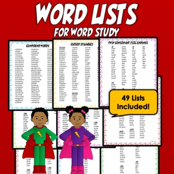 Preview of Word Lists