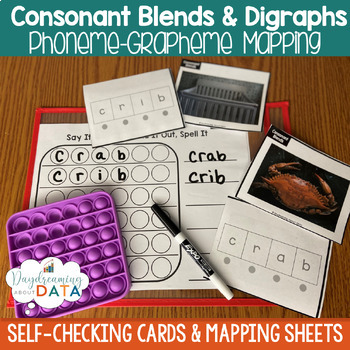Preview of Word Mapping Centers Consonant Blends Digraphs