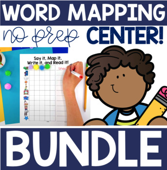 Preview of Word Mapping Centers - THE BUNDLE! - Science of Reading - Orthographic Mapping