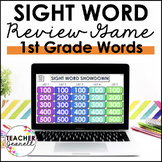 Word Mapping First Grade Heart Words Game Show - Digital Resource