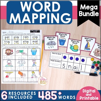 Preview of Word Mapping MEGA BUNDLE - Connecting Phonemes to Graphemes