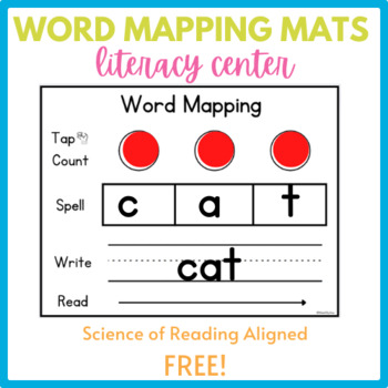 Preview of Word Mapping Mat | Science of Reading Center | FREE!