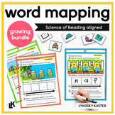 Word Mapping Mats Bundle - Orthographic Mapping Template -