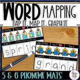 Word Mapping Mats for 5 and 6 Phonemes  -  Sound Mats - Sc