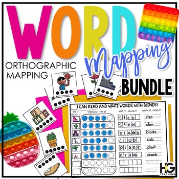 Preview of Word Mapping Worksheets and Centers | Orthographic Mapping Activities