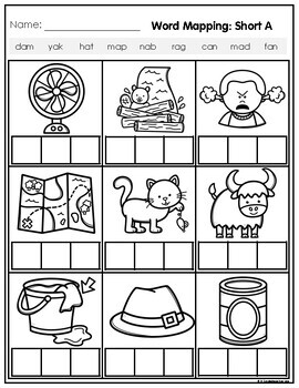 Word Mapping Practice Worksheets Science of Reading Aligned | TPT