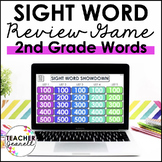 Word Mapping Second Grade Heart Words Game Show - Digital 