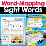 Word Mapping Sight Word Practice Pages