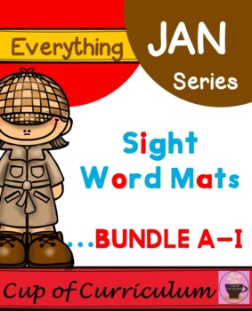 Preview of Word Mapping | Sight Words | BUNDLE | Levels A-I