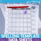 Word Mapping Spelling Test Templates (Science of Reading)