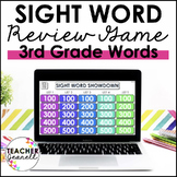 Word Mapping Third Grade Heart Words Game Show - Digital Resource