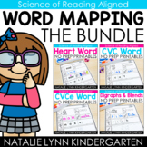 Word Mapping Worksheets BUNDLE | Phonics and Heart Words