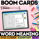 Word Meaning & Context Clues Task Cards | Digital Boom Cards