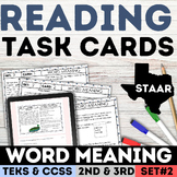 Word Meaning Task Cards STAAR Determining Meaning of Unkno