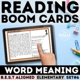 Word Meaning Task Cards | Context Clues | Digital Boom Cards