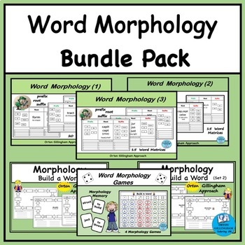 Preview of Word Morphology Bundle Pack