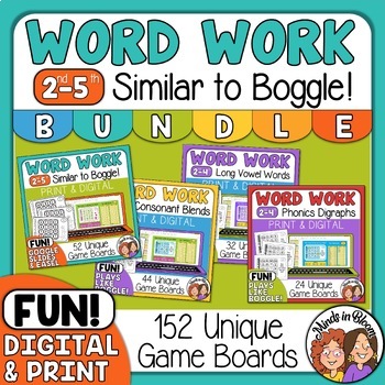 Boggle boards with answer keys | TPT