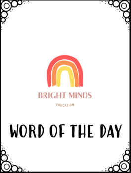 Preview of Word Of The Day - DOWNLOAD