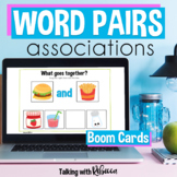 Word Pairs Associations Boom Cards Speech Therapy Distance