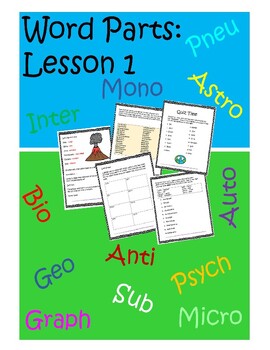 Preview of Word Parts: Lesson 1 (How to Become a Root Word Detective)